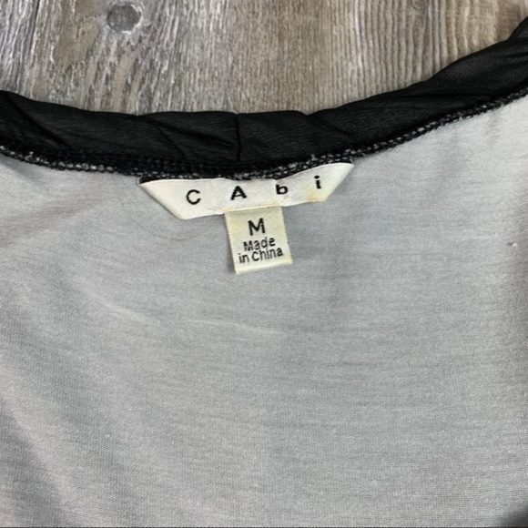 CAbi Illusion Style 155 Layered Tank Black Size M - Picture 6 of 8